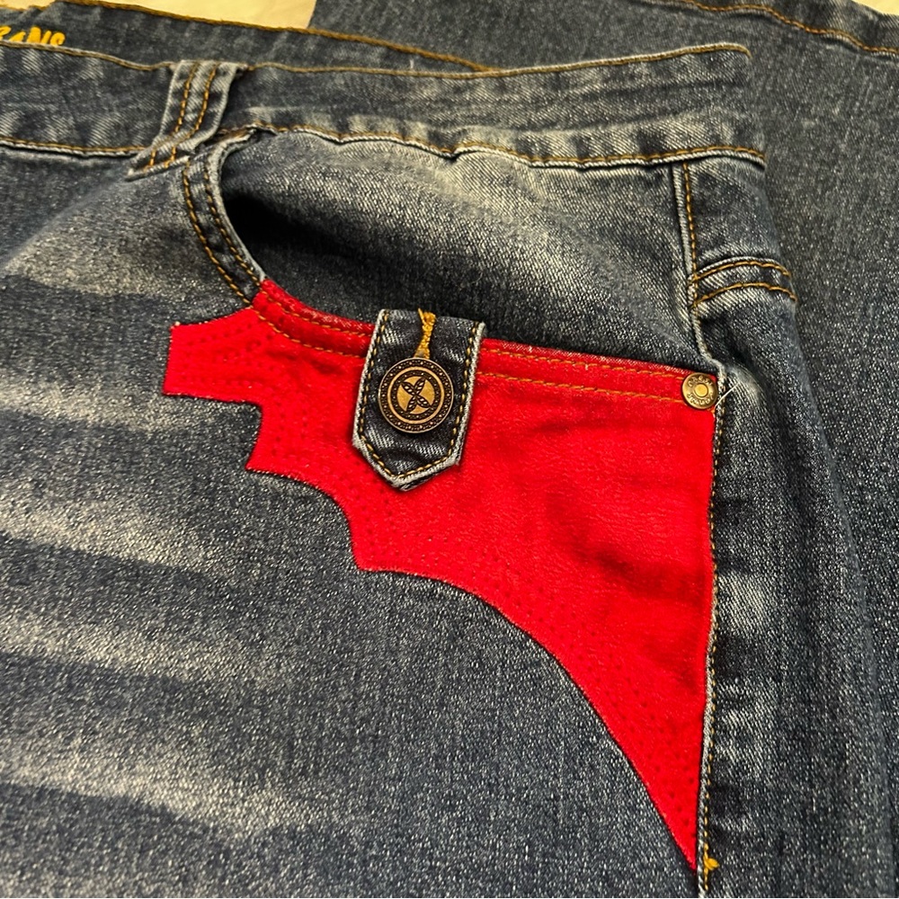 Women’s  Y2K Crest Jeans 23/24 - Picture 5 of 7